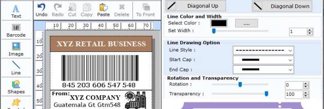 Databar 128 Barcode Application screenshot
