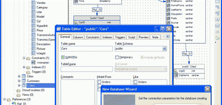 Database Designer for PostgreSQL screenshot
