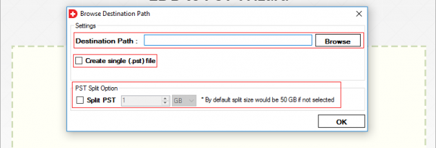 DataHelp EDB to PST Converter screenshot