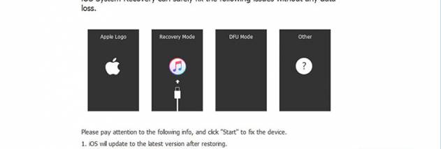 DataKit iOS System Recovery screenshot