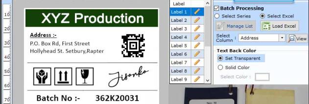 Datamatrix screenshot