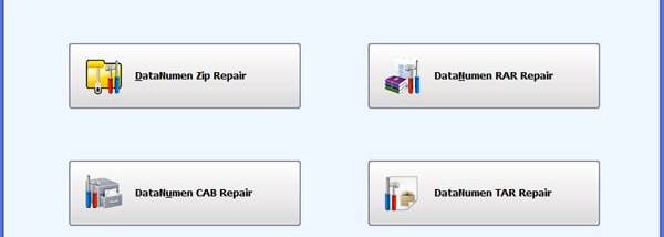 DataNumen Archive Repair screenshot