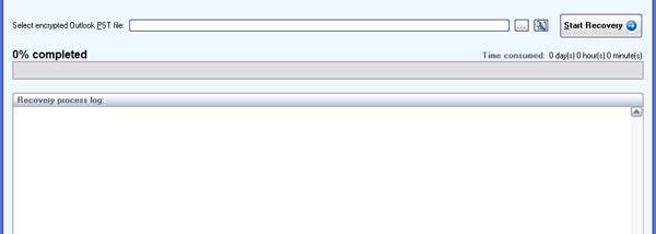 DataNumen Outlook Password Recovery screenshot