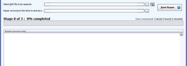 DataNumen RAR Repair screenshot