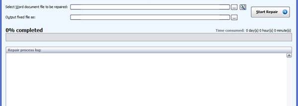 DataNumen Word Repair screenshot