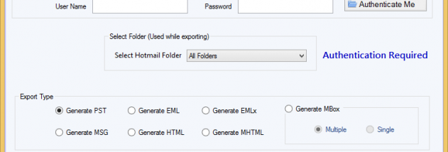 DataVare Hotmail Backup Expert screenshot