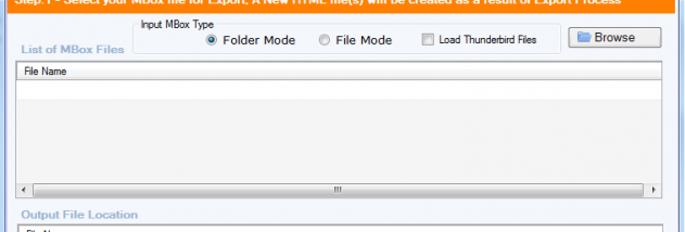 Datavare MBOX to HTML Converter Expert screenshot