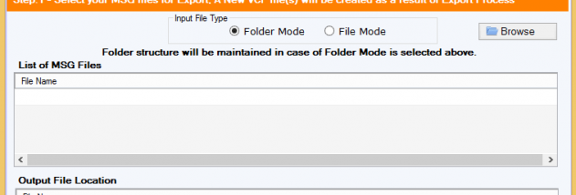 DataVare MSG to VCF Converter screenshot