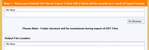 DataVare OST to EMLX Converter Expert screenshot