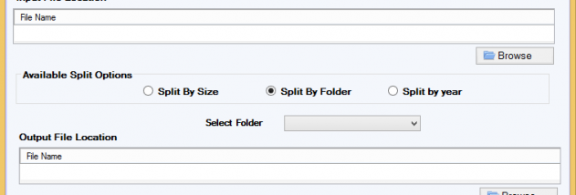 DataVare Outlook PST Split Expert screenshot