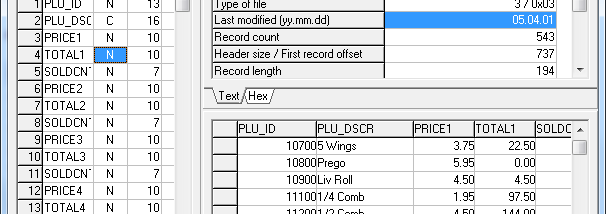 DBF Reanimator screenshot