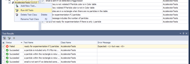 dbForge Unit Test for SQL Server screenshot