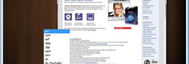 Debut Free Screen Capture Software screenshot