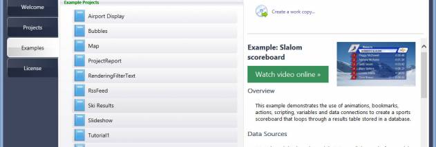 Demorize Digital Signage screenshot