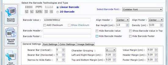 Design Barcode Label screenshot