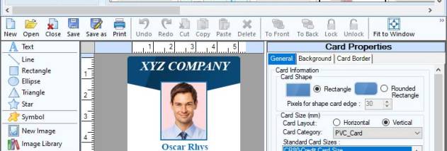 ID Card Design Software screenshot