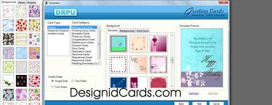 Design Greeting Cards Software screenshot