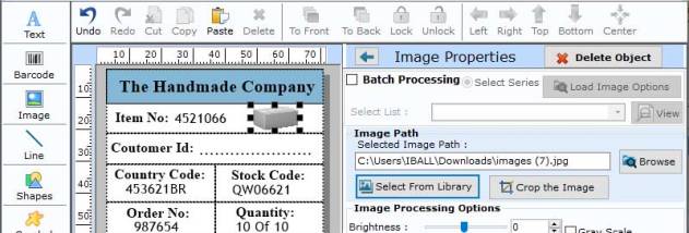 Design Retail Barcode Label Software screenshot