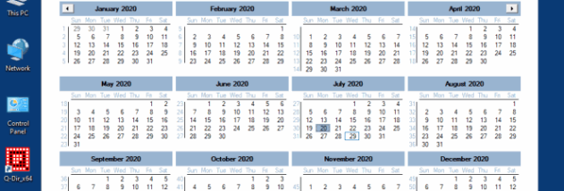 Desktop.Calendar.Tray.OK screenshot