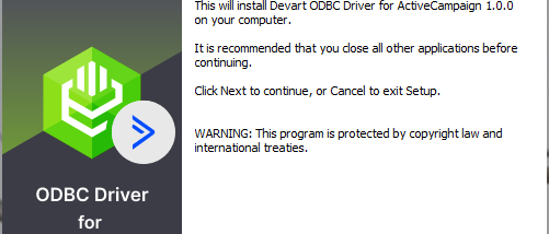 ActiveCampaign ODBC Driver by Devart screenshot