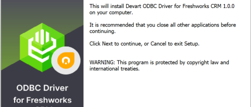 Freshworks CRM ODBC Driver by Devart screenshot