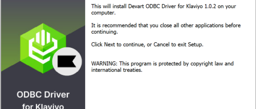 Klaviyo ODBC Driver by Devart screenshot