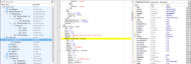 DFM Editor screenshot