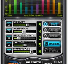 DFX 9 Audio Enhancer screenshot