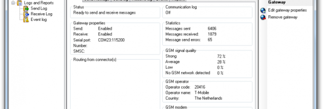 Diafaan SMS Server - light edition screenshot