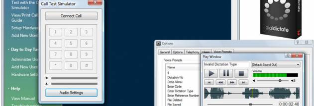 DialDictate Phone Dictation System screenshot
