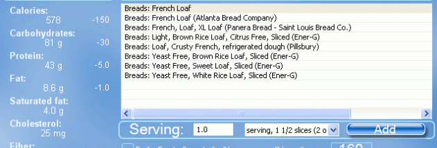 Diets In Details screenshot