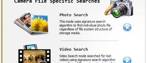 Digital Camera Images Rescue Software screenshot