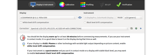 dispcalGUI screenshot