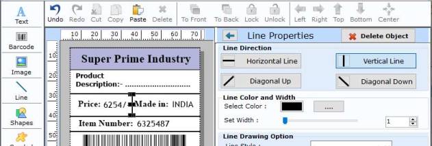 Distribution Barcode Software screenshot
