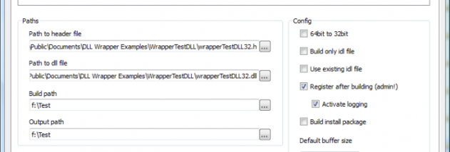DLLWrapper screenshot