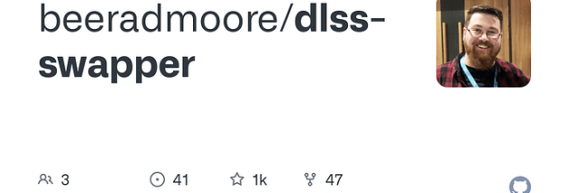 DLSS Swapper screenshot