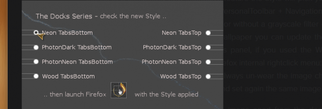 Dock Styles Series for Styled+ screenshot