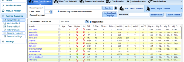 Domain Hunter Gatherer Pro screenshot