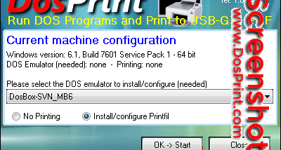 DosPrint screenshot