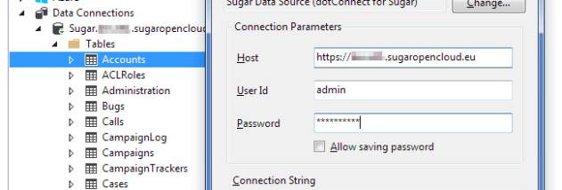 dotConnect for SugarCRM screenshot