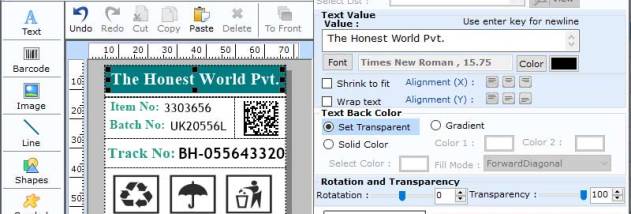 Download Code 128 SET A Barcode Maker screenshot