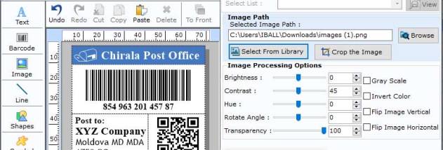 Download Post Office Bar-coding App screenshot