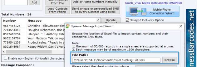 Download Windows SMS Messaging Tool screenshot