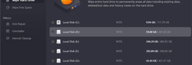 DoYourData Super Eraser Business screenshot