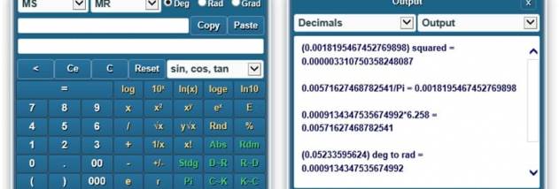 DPLS Scientific Calculator screenshot
