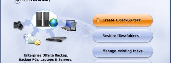 DriveHQ Online Backup Enterprise Edition screenshot