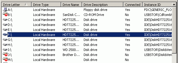 DriveLetterView screenshot