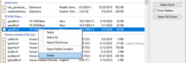 DriverStore Explorer screenshot