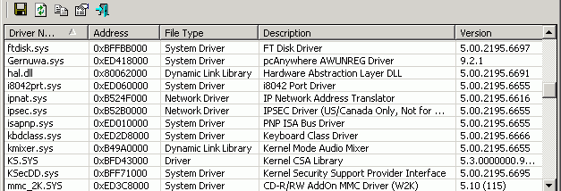 DriverView screenshot