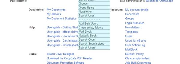 DRM Server for CopySafe PDF screenshot